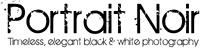 Portrait noir logo